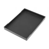 Maxbell Reptile Water Bowl Decorative Reptile Feeder for Frog Bearded Dragon Hamster L black
