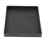 Maxbell Reptile Water Bowl Decorative Reptile Feeder for Frog Bearded Dragon Hamster L black