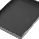 Maxbell Reptile Water Bowl Decorative Reptile Feeder for Frog Bearded Dragon Hamster L black