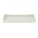 Maxbell Reptile Water Bowl Decorative Reptile Feeder for Frog Bearded Dragon Hamster S white