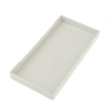 Maxbell Reptile Water Bowl Decorative Reptile Feeder for Frog Bearded Dragon Hamster S white