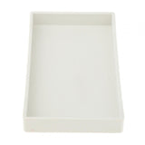 Maxbell Reptile Water Bowl Decorative Reptile Feeder for Frog Bearded Dragon Hamster S white