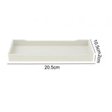 Maxbell Reptile Water Bowl Decorative Reptile Feeder for Frog Bearded Dragon Hamster S white