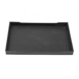 Maxbell Reptile Water Bowl Decorative Reptile Feeder for Frog Bearded Dragon Hamster M black