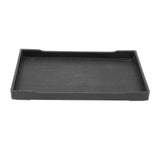 Maxbell Reptile Water Bowl Decorative Reptile Feeder for Frog Bearded Dragon Hamster M black