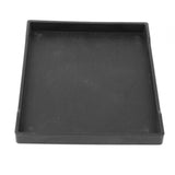Maxbell Reptile Water Bowl Decorative Reptile Feeder for Frog Bearded Dragon Hamster M black
