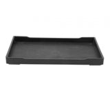 Maxbell Reptile Water Bowl Decorative Reptile Feeder for Frog Bearded Dragon Hamster M black