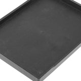 Maxbell Reptile Water Bowl Decorative Reptile Feeder for Frog Bearded Dragon Hamster M black