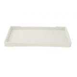 Maxbell Reptile Water Bowl Decorative Reptile Feeder for Frog Bearded Dragon Hamster L white