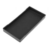 Maxbell Reptile Water Bowl Decorative Reptile Feeder for Frog Bearded Dragon Hamster S black
