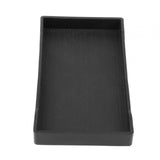 Maxbell Reptile Water Bowl Decorative Reptile Feeder for Frog Bearded Dragon Hamster S black