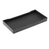 Maxbell Reptile Water Bowl Decorative Reptile Feeder for Frog Bearded Dragon Hamster S black