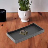 Maxbell Reptile Water Bowl Decorative Reptile Feeder for Frog Bearded Dragon Hamster S black