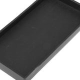 Maxbell Reptile Water Bowl Decorative Reptile Feeder for Frog Bearded Dragon Hamster S black