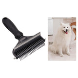 Maxbell Pet Grooming Comb Shedding Pet Supplies Hair Remover Thinning Comb Dog Puppy Black