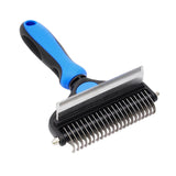 Maxbell Pet Grooming Comb Shedding Pet Supplies Hair Remover Thinning Comb Dog Puppy Blue