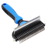 Maxbell Pet Grooming Comb Shedding Pet Supplies Hair Remover Thinning Comb Dog Puppy Blue