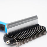 Maxbell Pet Grooming Comb Shedding Pet Supplies Hair Remover Thinning Comb Dog Puppy Blue