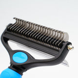 Maxbell Pet Grooming Comb Shedding Pet Supplies Hair Remover Thinning Comb Dog Puppy Blue