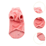 Maxbell Hairless Cat Pullover Sweater Fleece Warm Sweater for Cat Costume Daily Wear Pink