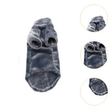 Maxbell Hairless Cat Pullover Sweater Fleece Warm Sweater for Cat Costume Daily Wear Gray