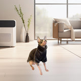 Maxbell Hairless Cat Pullover Sweater Fleece Warm Sweater for Cat Costume Daily Wear Gray