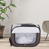 Maxbell Cats Dogs Dryer Cage Travel Carrier Pet Hair Drying Box for Bath Shower Room L