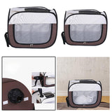 Maxbell Cats Dogs Dryer Cage Travel Carrier Pet Hair Drying Box for Bath Shower Room L