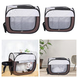 Maxbell Cats Dogs Dryer Cage Travel Carrier Pet Hair Drying Box for Bath Shower Room L