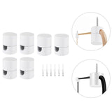 Maxbell 6 Pieces Modern Ceiling Hooks Home Mounting Hardware Hanging Lamp Cable Hook White