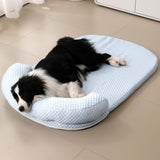 Maxbell Dog Cooling Mat Pet Crate Pad Summer Pet Sleeping Mat for Kitten Dogs Crates M