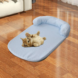 Maxbell Dog Cooling Mat Pet Crate Pad Summer Pet Sleeping Mat for Kitten Dogs Crates S