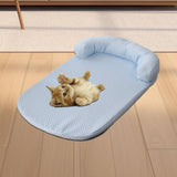 Maxbell Dog Cooling Mat Pet Crate Pad Summer Pet Sleeping Mat for Kitten Dogs Crates S