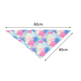 Maxbell Floral Dog Bandana for Small Medium Large Dogs Dog Triangle Bib Triangle Bib