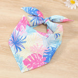Maxbell Floral Dog Bandana for Small Medium Large Dogs Dog Triangle Bib Triangle Bib