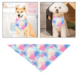 Maxbell Floral Dog Bandana for Small Medium Large Dogs Dog Triangle Bib Triangle Bib