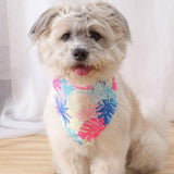 Maxbell Floral Dog Bandana for Small Medium Large Dogs Dog Triangle Bib Triangle Bib