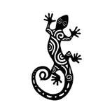 Maxbell Metal Gecko Wall Decor Home Decor Simple Ornament for Yard Living Room Fence