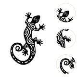 Maxbell Metal Gecko Wall Decor Home Decor Simple Ornament for Yard Living Room Fence
