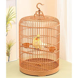 Maxbell Parrot Birdcage Hanging Pet House Dometop Cage for Macaw Canary African Grey