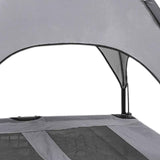 Maxbell Elevated Bed with Canopy Wear Resistant Pet Cot for Indoor Outdoor Beach Grey