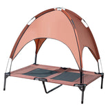 Maxbell Elevated Bed with Canopy Wear Resistant Pet Cot for Indoor Outdoor Beach Coffee