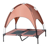 Maxbell Elevated Bed with Canopy Wear Resistant Pet Cot for Indoor Outdoor Beach Coffee