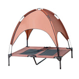 Maxbell Elevated Bed with Canopy Wear Resistant Pet Cot for Indoor Outdoor Beach Coffee