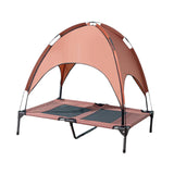 Maxbell Elevated Bed with Canopy Wear Resistant Pet Cot for Indoor Outdoor Beach Coffee
