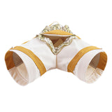 Maxbell Hamster Hideout Portable Habitat Guinea Pig Tunnel for Small Pets Ferret Rat S Yellow