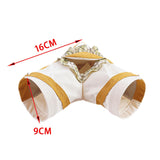 Maxbell Hamster Hideout Portable Habitat Guinea Pig Tunnel for Small Pets Ferret Rat S Yellow