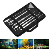 Maxbell Aquascaping Tools Kit Fish Tank Maintenance Scissors for Aquarium Clean