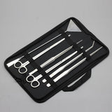 Maxbell Aquascaping Tools Kit Fish Tank Maintenance Scissors for Aquarium Clean