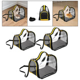 Maxbell Small Animal Travel Bag Clear Guinea Pig Carrier Bag for Chinchilla Squirrel M